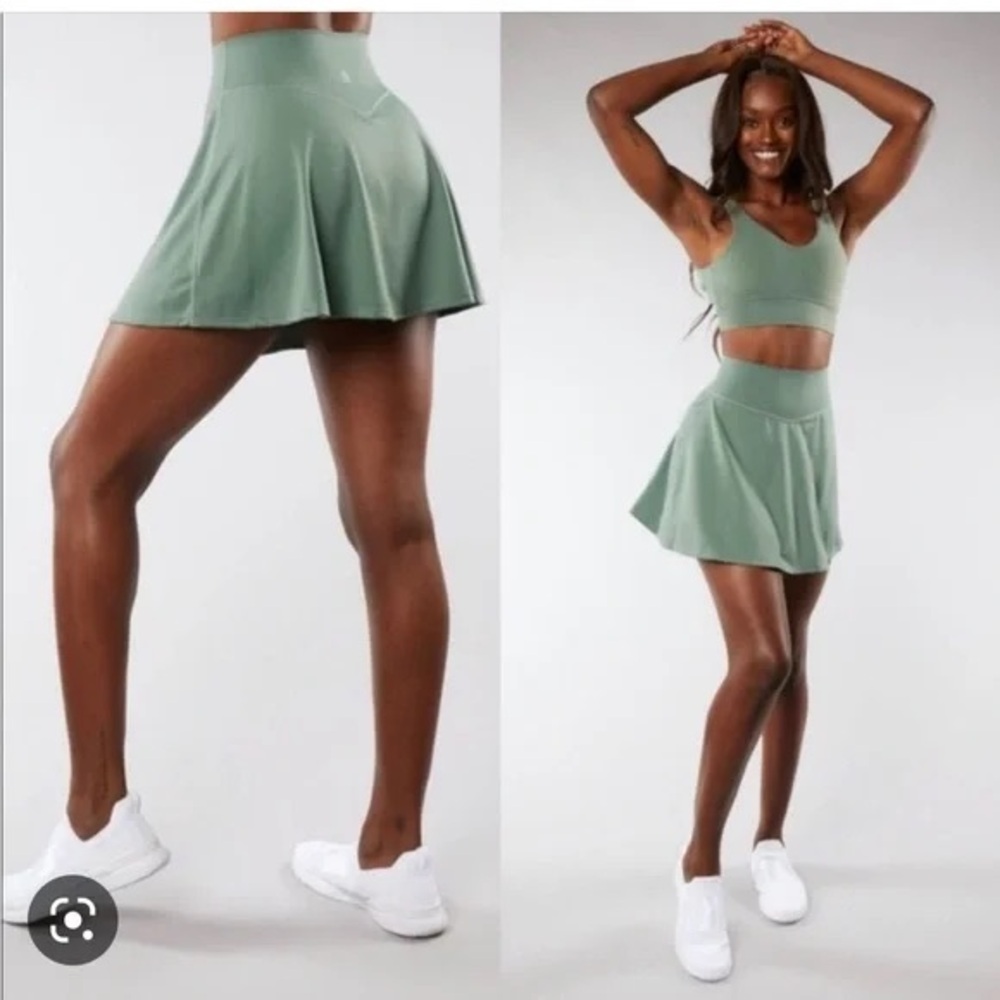 BuffBunny Succulent Skort - Medium - Agave Green